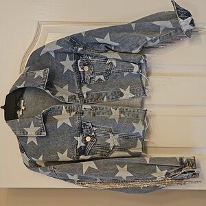Jean Star Stud Jacket